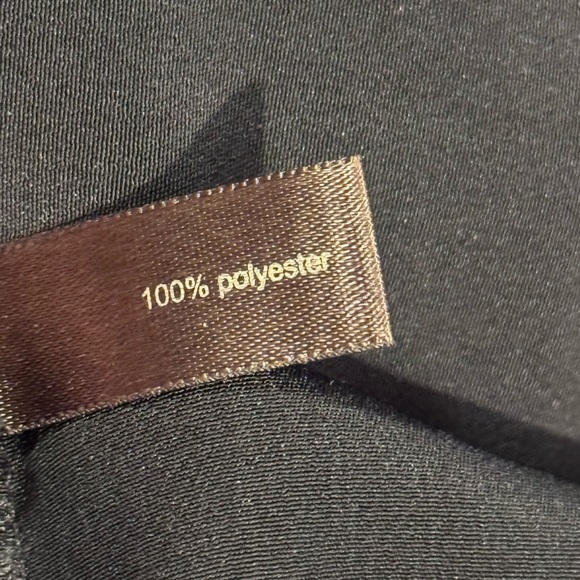 The Limited, Black and Beige Maxi Dress, ties around neck, 21 inch side splits S - Picture 4 of 16